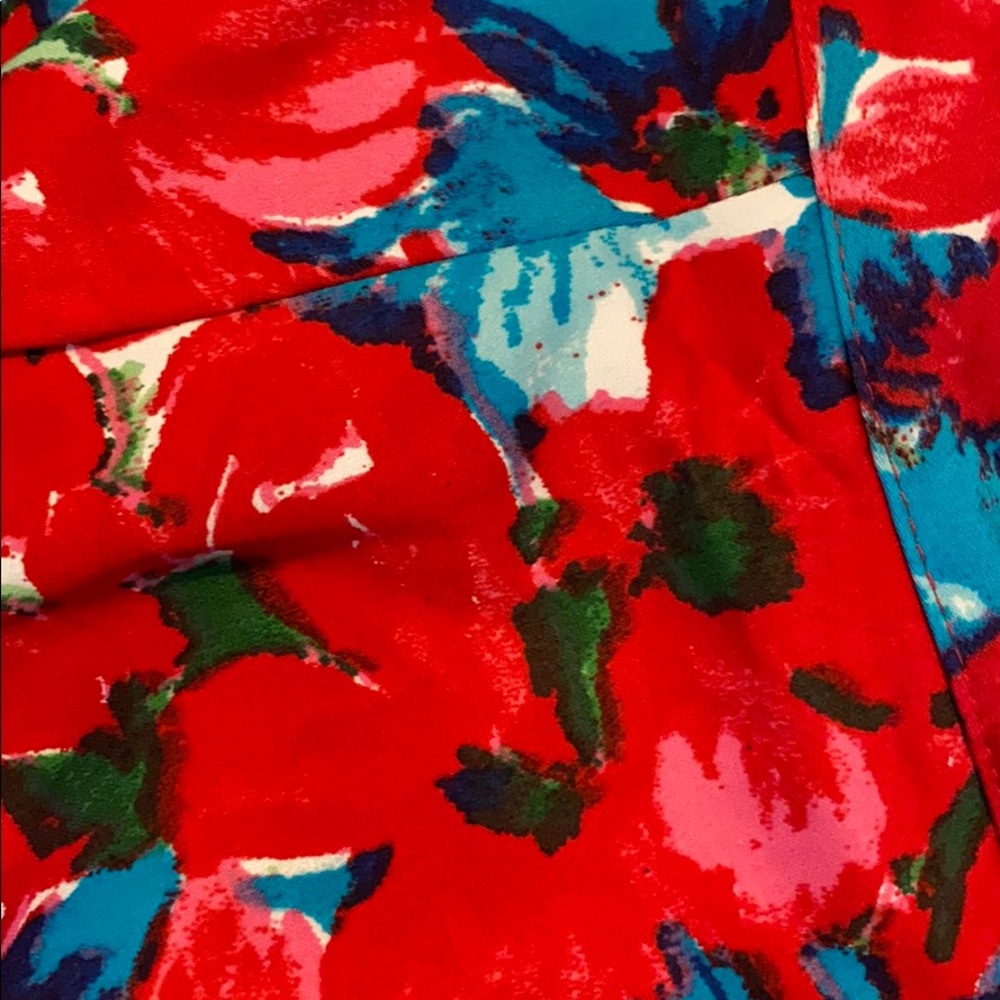 New Talbots Floral Skirt 22W - Picture 5 of 7